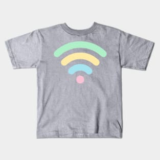 Pastel Rainbow Wi-Fi Kids T-Shirt